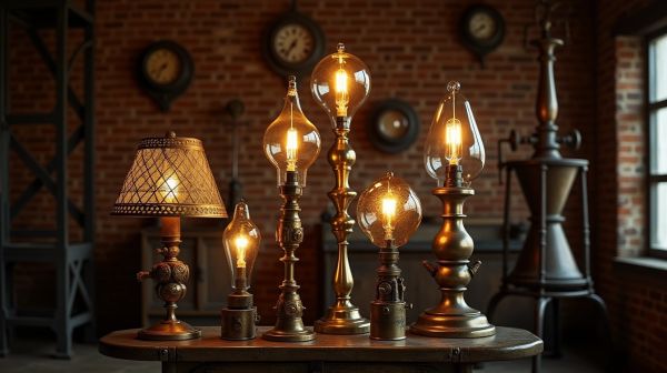 Transform your space with unique steampunk lamp designs